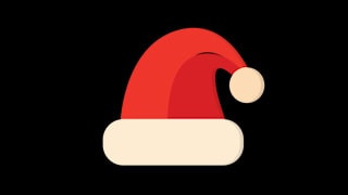 Callouts Creative Assets Santa Hat Transparent Animated Icon